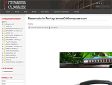 Tablet Screenshot of pentagrammacaldonazzese.com